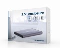 GEMBIRD OBUDOWA HDD/SSD USB 3.0 2.5" SATA, SZCZOTKOWANE ALUMINIUM, KOLOR JASNY SZARY - 1017364