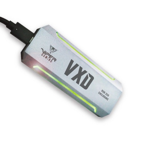 PATRIOT VXD obudowa SSD USB3.2 M.2 NVMe 1.3 do 2TB Aluminium RGB - 1391461