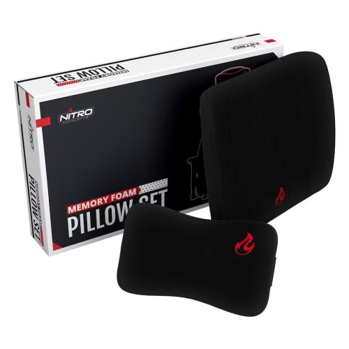 Zestaw poduszek z pianki Nitro Concepts Memory - Black/Red - 1799744