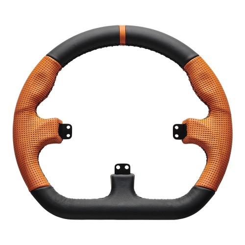 Asetek SimSports GT Obręcz - Zamknięte D, Czarno -pomarańczowe - 1799755