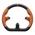 Asetek SimSports GT Obręcz - Zamknięte D, Czarno -pomarańczowe - 1799756