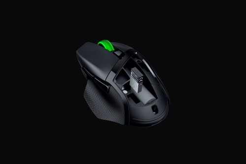 Mysz do gier Razer Basilisk V3 X HyperSpeed, światło LED RGB, Bluetooth, Bezprzewodowy, Czarny - 1799816