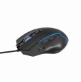 GEMBIRD GAMINGOWA MYSZ USB Z PODŚWIETLENIEM RGB RAGNAR RX300 8 PRZYCISKÓW, 12000DPI, CZARNA - 1626109