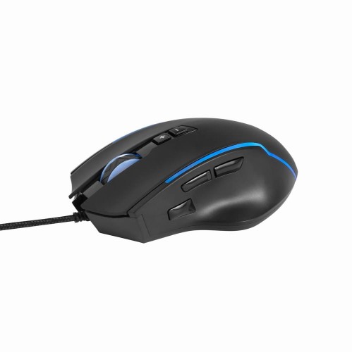 GEMBIRD GAMINGOWA MYSZ USB Z PODŚWIETLENIEM RGB RAGNAR RX300 8 PRZYCISKÓW, 12000DPI, CZARNA - 1626109