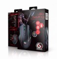 GEMBIRD GAMINGOWA MYSZ USB Z PODŚWIETLENIEM RGB RAGNAR RX300 8 PRZYCISKÓW, 12000DPI, CZARNA - 1626108