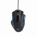 GEMBIRD GAMINGOWA MYSZ USB Z PODŚWIETLENIEM RGB RAGNAR RX300 8 PRZYCISKÓW, 12000DPI, CZARNA - 1626111