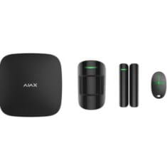 AJAX StarterKit (czarny) - Centrala, czujnik ruchu, kontaktron, pilot - 1612263