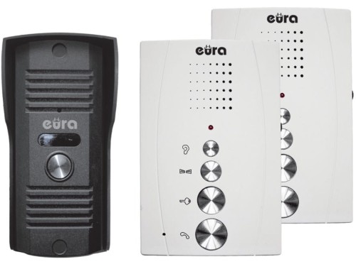 DOMOFON 'EURA' ADP-51A3 'DIFESA' - 1-rodzinny, 2 unifony, interkom, (biały) - 1765199