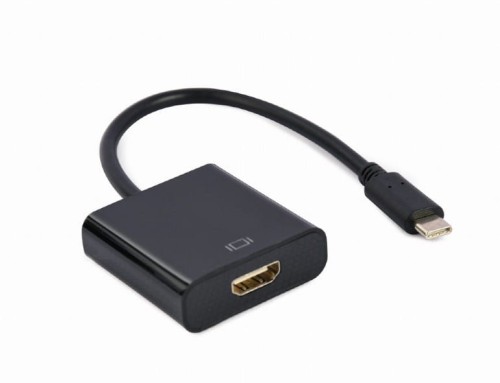 GEMBIRD ADAPTER NA KABLU USB TYP-C DO HDMI 4K 60HZ, 15CM, CZARNY - 1435355