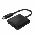 BELKIN ADAPTER USB-C TO HDMI + USB-C (60W PD) BLK - 1483107