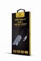 GEMBIRD MULTI ADAPTER USB TYP-C 3W1 (HUB USB + HDMI + PD) - 1435366
