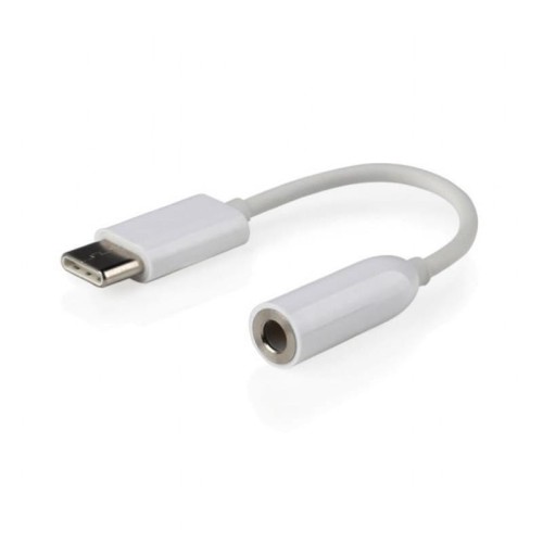 Adapter GEMBIRD CCA-UC3.5F-01-W (USB typu C M - Mini Jack F; 0,15m; kolor biały) - 1794809