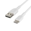 BELKIN KABEL PVC USB C-A 3M, BIAŁY - 1741834