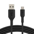 BELKIN KABEL USB A-MICROUSB, PVC, 1M, CZARNY - 1789423