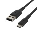 BELKIN KABEL USB A-MICROUSB, PVC, 1M, CZARNY - 1789427