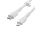 BELKIN KABEL USB-C - LIGHTNING, SILICONE, 2M,BIAŁY - 1683373