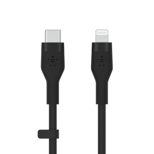 BELKIN CABLE USB-C - LIGHTNING SILICONE 1M CZARNY - 1729557