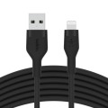 BELKIN KABEL USB-A - LIGHTNING SILICONE 3M CZARNY - 1741820
