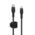 BELKIN KABEL USB-C - LTG OPLOT SILICONE 2M CZARNY - 1741825