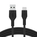 BELKIN CABLE USB-A - USB-C SILICONE 2M CZARNY - 1666234