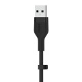 BELKIN CABLE USB-A - USB-C SILICONE 2M CZARNY - 1666236