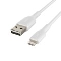 BELKIN KABEL PVC USB-A - LTG 15CM, BIAŁY - 1741793