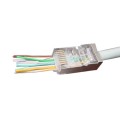 GEMBIRD LC-PTF-01/100 Gembird wtyk sieciowy RJ45 (100 sztuk) przelotowy FTP,8P8C,do drutów i linek - 1600927