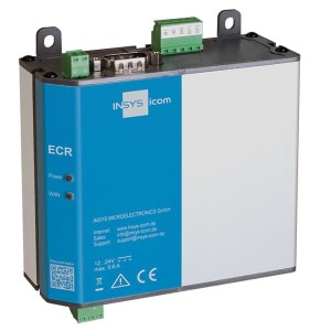 INSYS icom ECR-EW300 Wi-Fi/LAN-to-LAN router VPN 2xEthernet 10/100BT 1xRS232 1xRS485 2xdig.in 2xdig.out