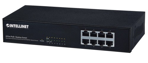 INTELLINET SWITCH ETHERNET 8X 10/100MBPS RJ45 POE/ - 1609151