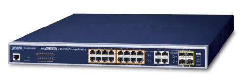 PLANET PRZEŁĄCZNIK ZARZĄDZALNY POE, 16-PORT, GS-4210-16P4C - 1546358