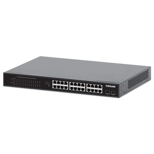 INTELLINET SWITCH GIGABIT 24-PORTOWY POE+ Z 2 PORT - 1768041