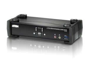 ATEN PRZEŁĄCZNIK KVM CS1922-AT-G 2-PORTOWY USB 3.0 4K DISPLAYPORT