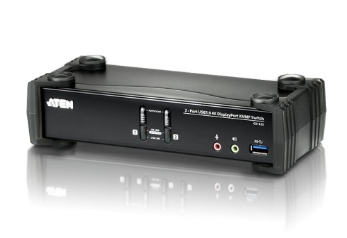 ATEN PRZEŁĄCZNIK KVM CS1922-AT-G 2-PORTOWY USB 3.0 4K DISPLAYPORT - 1790107
