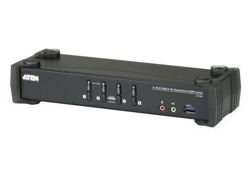 ATEN PRZEŁĄCZNIK KVM CS1924-AT-G 4-PORTOWY USB 3.0 4K DISPLAYPORT - 1048815
