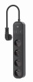 GEMBIRD INTELIGENTNA LISTWA ZASILAJĄCA Z ŁADOWARKĄ USB 4 GNIAZDA PL, CZARNA - 1735507