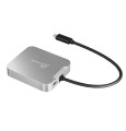 Stacja dokująca j5create 4K60 4K60 Elite USB-C PD Multi-Port Adapter 1x4K HDMI/2xUSB 3.1/1xUSB-C/1xRJ45 Gigabit; kolor srebrny JCD391-N - 1779889