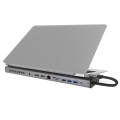 Stacja dokująca j5create 2xUSB-C M.2 NVMe USB-C Gen 2 Docking Station 1xHDMI/1xDisplay Port/3xUSB3.2/2xUSB-C/RJ45 Gigabit/ 1xM.2 NVMe Slot srebrna JCD552-N - 1779903