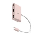 Stacja dokująca j5create Eco-Friendly USB-C to HDMI & USB Type-A with Power Delivery 1xHDMI/1xUSB 3.1/1xUSB-C; kolor różowy JCA379ER-N - 1775621