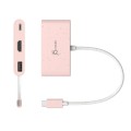 Stacja dokująca j5create Eco-Friendly USB-C to HDMI & USB Type-A with Power Delivery 1xHDMI/1xUSB 3.1/1xUSB-C; kolor różowy JCA379ER-N - 1775623