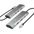 Stacja dokująca j5create 4K60 Elite USB-C Triple-Monitor 10Gbps Mini Dock 2x4K HDMI/1xDisplay Port/2xUSB 3.1/2xUSB-C/Card Reader/1xRJ45 Gigabit; kolor srebrny JCD397-N - 1779869