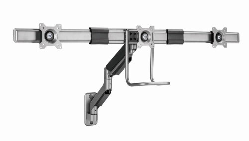 GEMBIRD ŚCIENNE REGULOWANE RAMIĘ/UCHWYT NA 3 MONITORY 17-27, VESA 100X100MM, DO 6 KG - 1742921
