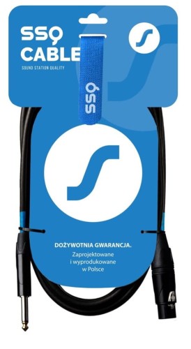 SSQ XZJM2 - Kabel Jack MONO - XLR Żeński 2 metrowy - 1478391