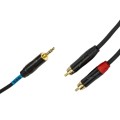 SSQ MiJRCA1 - Kabel mini jack stereo- 2xRCA 1 metrowy - 1478411