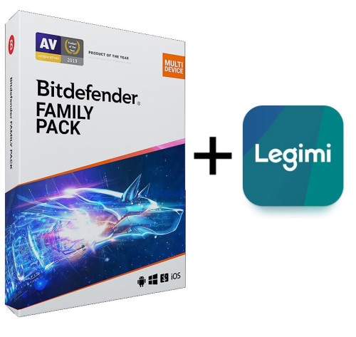 Bitdefender Family Pack ESD 1 rok +Legimi 30dni - 1766555