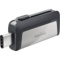 Pendrive SanDisk Ultra SDDDC2-128G-G46 (128GB; USB 3.1, USB-C; kolor czarny) - 1443512