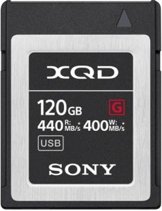 Karta pamięci Sony 120 GB G Series XQD Karta pamięci Sony G Series XQD 120 GB XQD