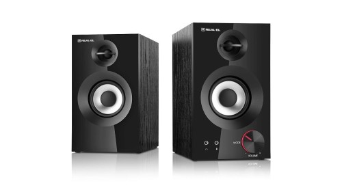 Głośniki 2.0 z funkcją  Bluetooth REAL-EL S-420 (czarny) - 1807820