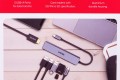 UNITEK HUB USB-C 7W1, HDMI 4K, PD 100W, 5GBPS, ALU - 1481439