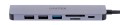 UNITEK HUB USB-C 7W1, HDMI 4K, PD 100W, 5GBPS, ALU - 1481444