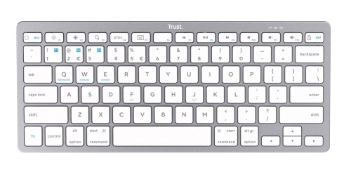 Klawiatura bezprzewodowa TRUST BASICS BLUETOOTH KEYBOARD US - 1606914